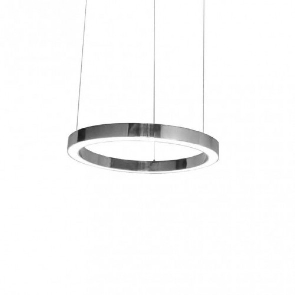 Lampa RING 40 srebrna