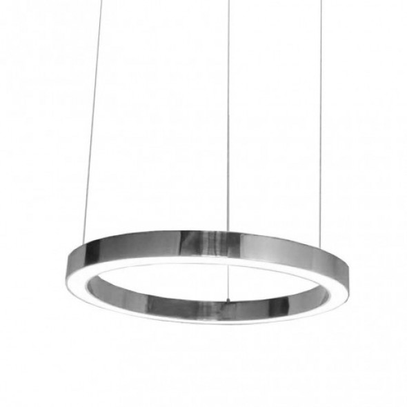 Lampa RING 80 srebrna
