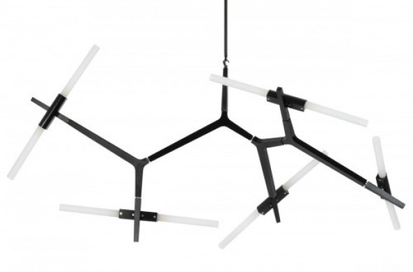 Lampa wisząca Candelabr 10 czarna