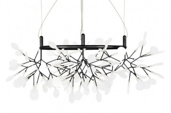 Lampa wisząca Flora 80 czarna