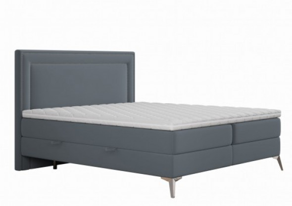 Łóżko Soho z pojemnikiem szare