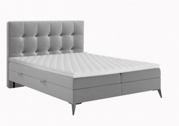 Łóżko Sutton z pojemnikiem dark nude