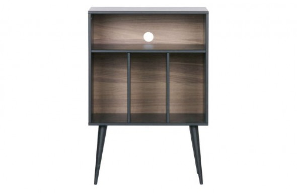 Mały czarny regał/ komoda James