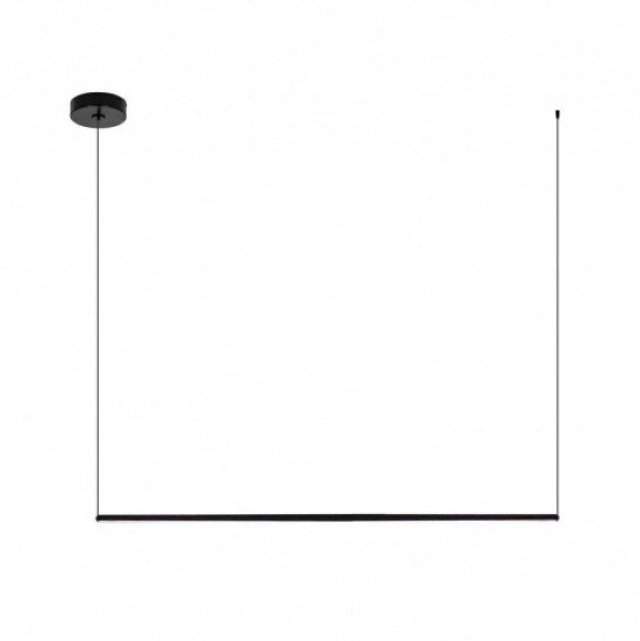 Minimalistyczna lampa wisząca Ombre czarna