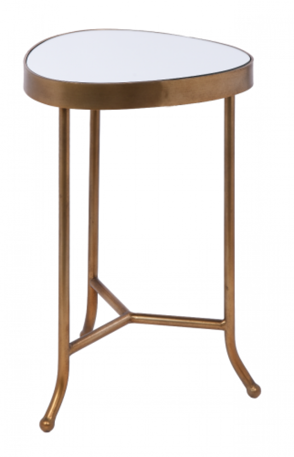Nieduży mosiężny stolik kawowy Gabriella High