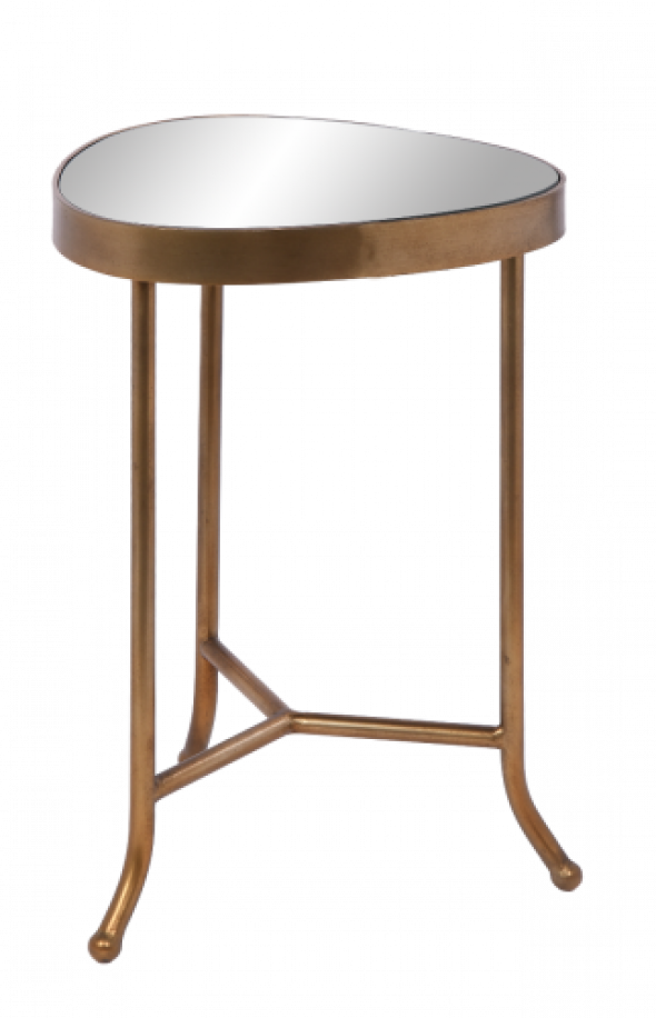 Nieduży mosiężny stolik kawowy Gabriella Low