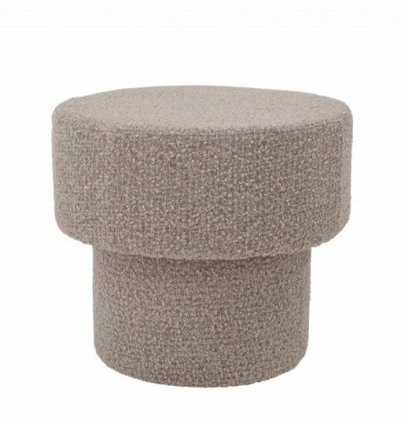 Oryginalna pufa beżowe boucle