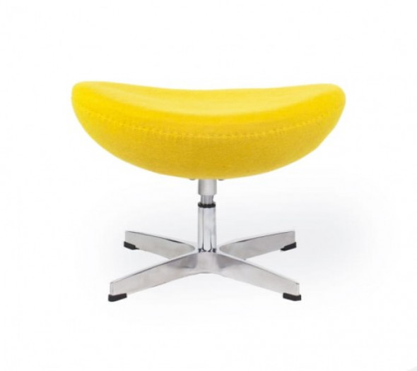 Podnóżek JAJO - inspirowany proj. Egg Ottoman - musztardowy