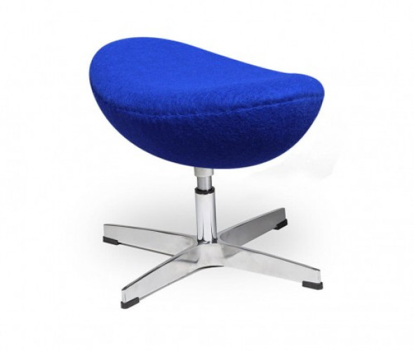 Podnóżek JAJO - inspirowany proj. Egg Ottoman - niebieski