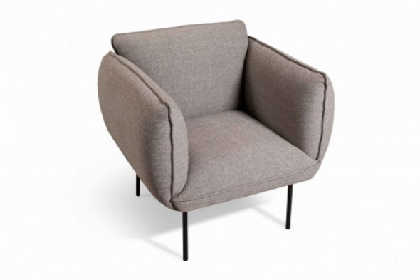 Poduszkowy Fotel Lava szary