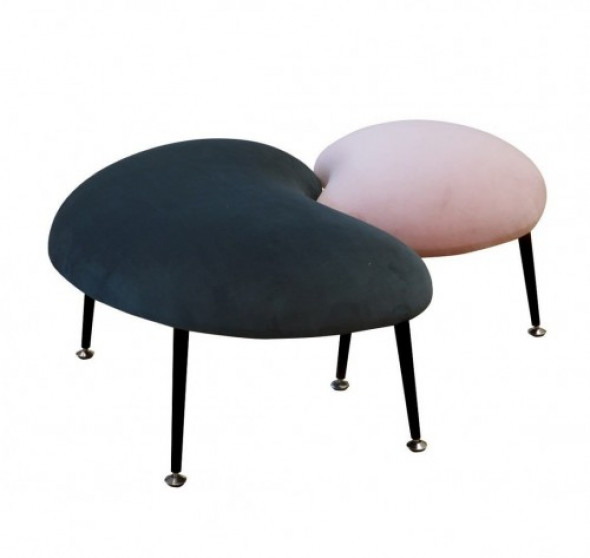 Pufy PLUM - komplet dwóch puf