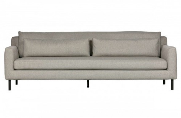 Skandynawska sofa Nienke 3-osobowa jasnoszara