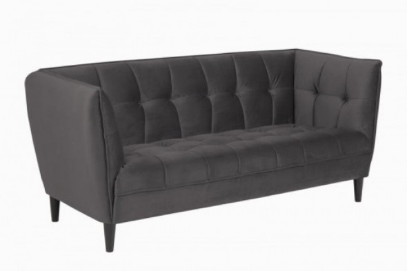 Sofa Jonna Velvet ciemnoszara Actona
