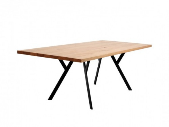 Stół jadalniany ZX SOLID WOOD 240 dąb czarny