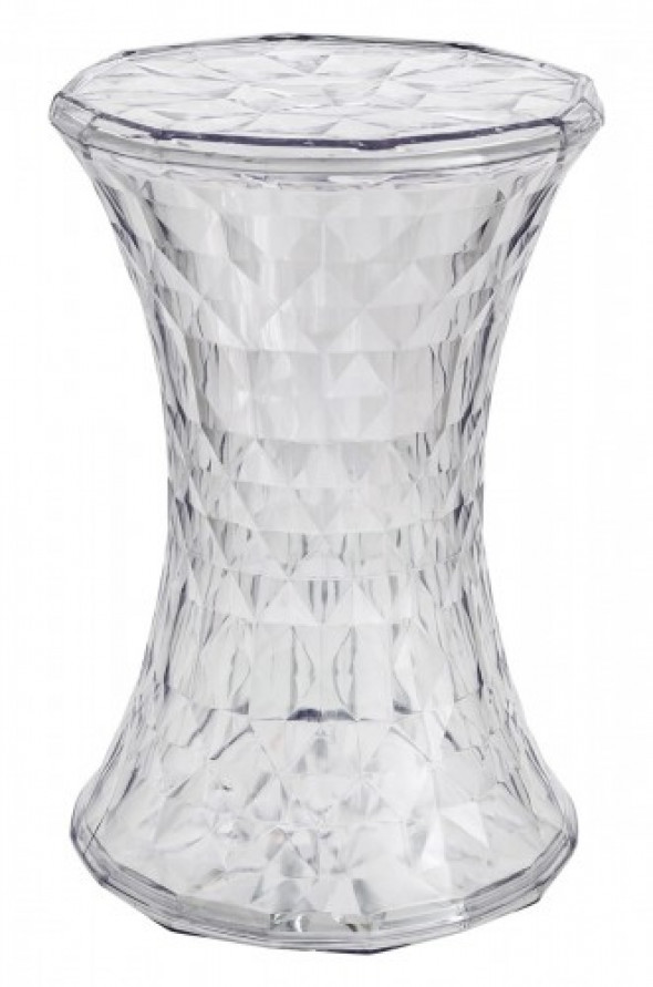 Stołek Solo transparentny