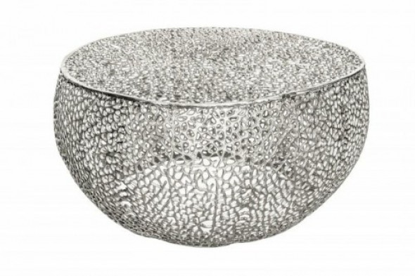 Stolik kawowy Leaf 80 chrom Invicta