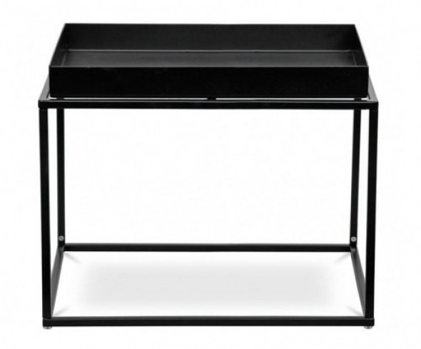 Stolik kawowy Ritta czarny metalowy XL