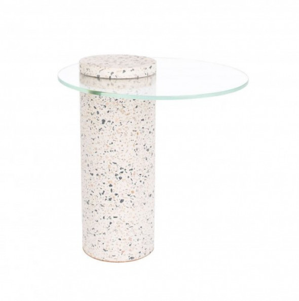 Stolik Rosalina Terazzo biały