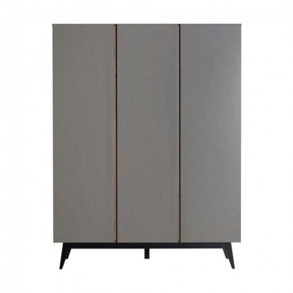 Szafa trzydrzwiowa Quax Trendy szara Royal Oak