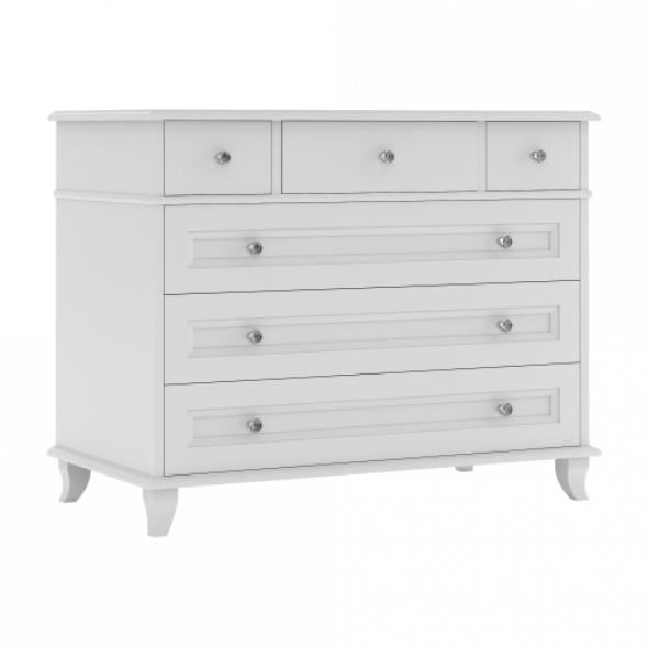 Szara komoda dziecięca Glamour