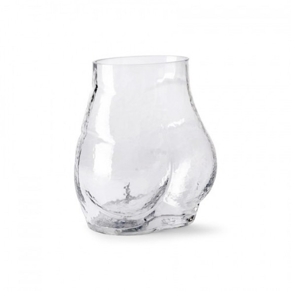 Szklany wazon pośladki HK Living