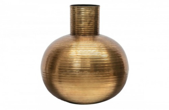 Wazon Pixie metalowy antyczny mosiądz