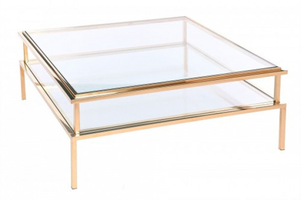 Złoty stolik kawowy Liberty 100