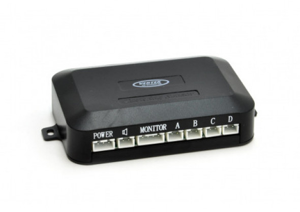 01554 Zestaw czujników 4 sensory srebrne TFT 4,3 z kamerą 402 w ramce rejestracji