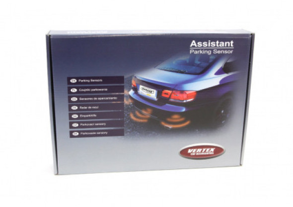 01556 Zestaw czujników 4 sensory srebrne TFT 4,3 z kamerą Night Vision 308