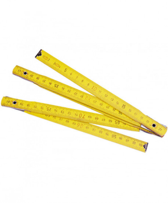 13001 Miara drewniana składana 1m, 5 części, Mega