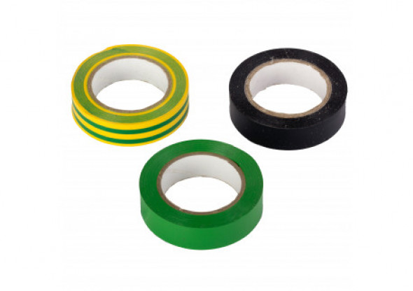 13101Z Taśma izolacyjna z PCW 15*0,15  mm, 10 m, zielona (do 1kV)