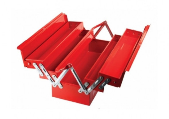 33553 Skrzynka narzędziowa metalowa 3 -  częściowa, 55 cm Proline