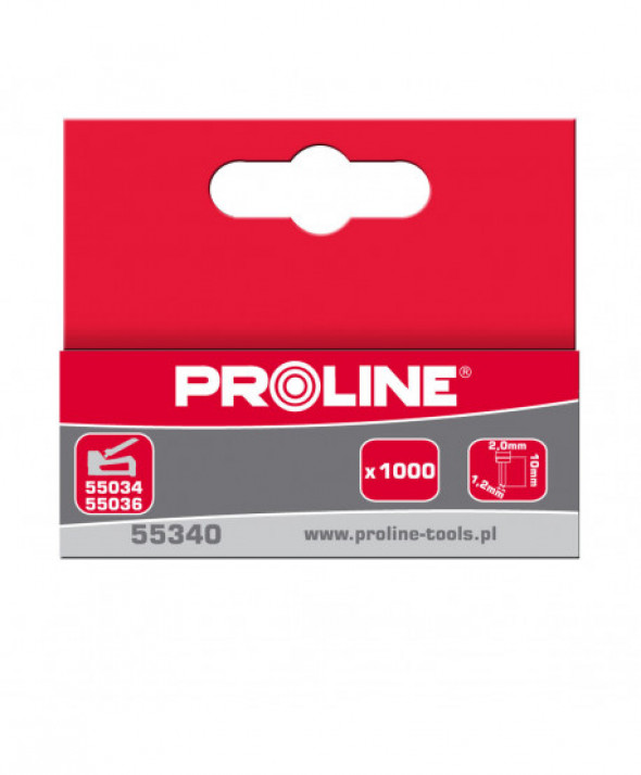 55342 Gwoździe tapicerskie typ E, 12mm, Proline