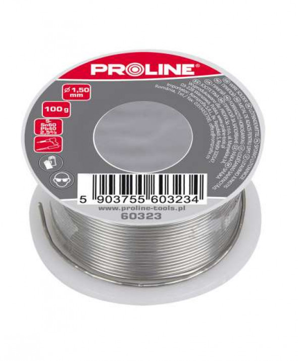 60327 Spoiwo lutownicze do lutowania 1.0mm szpula 100g