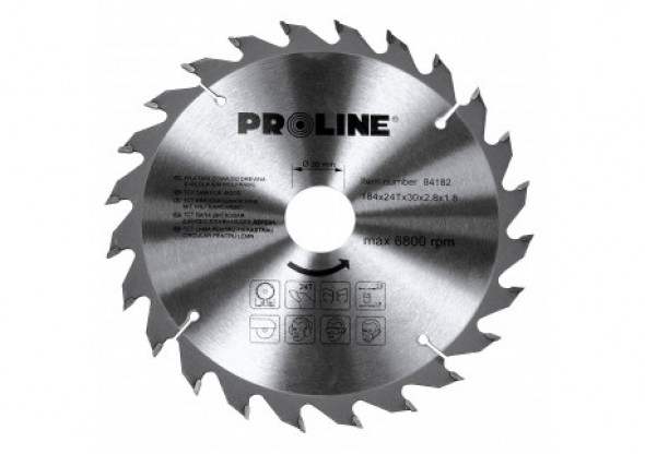 84354 Tarcza z węglikiem spiekanym do drewna 350mm, 40 zębów, Proline