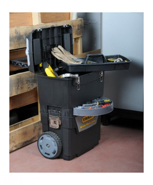 939681 Skrzynka narzędziowa, ruchomy warsztat dwuczęściowy, Stanley 93-968
