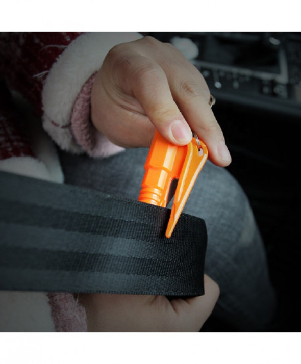 AG616A BRELOK BEZPIE. MŁOTEK NÓŻ ORANGE