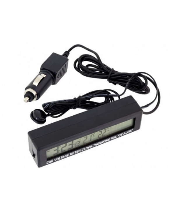 AG97A TERMOMETR ZEGAR WOLTOMIERZ 3W1