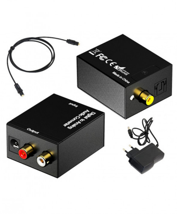 AK319 Audio konwerter spdif + kabel opt