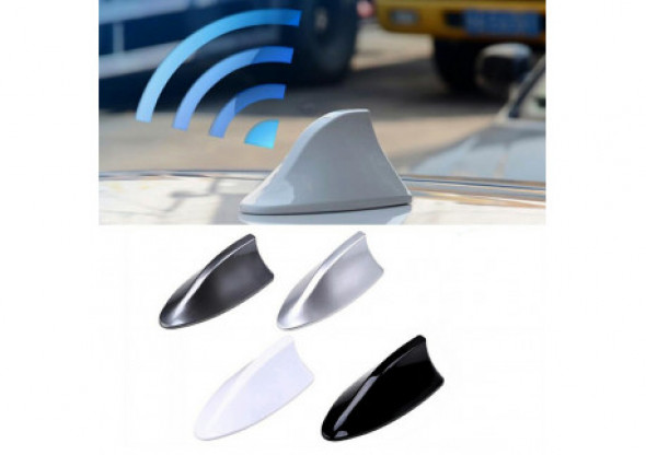 AK322B Antena samochodowa fm shark silve