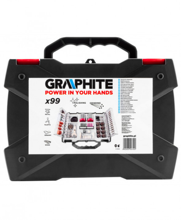 Akcesoria do miniszlifierki, zestaw 99 szt.