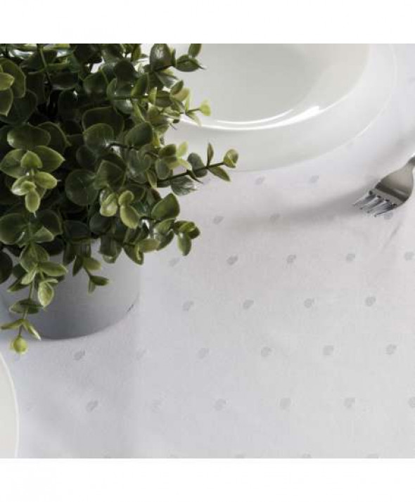 ANIELA Obrus wodoodporny, 140x260cm, kolor biały 001 004791/000/C01/140260/1