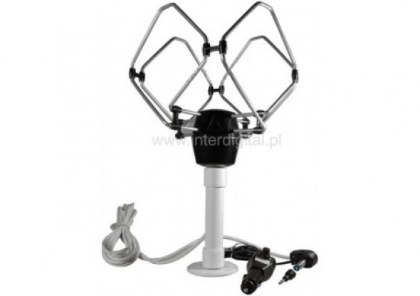 Antena tv samochodowa ze wzmacniaczem na 12v 24v