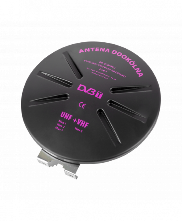 Antena zewnętrzna dookólna do odbioru telewizji naziemnej DVB-T