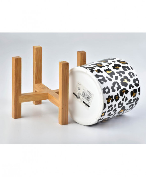 AVA Doniczka cętki ocelot 12.5/h11.7cm