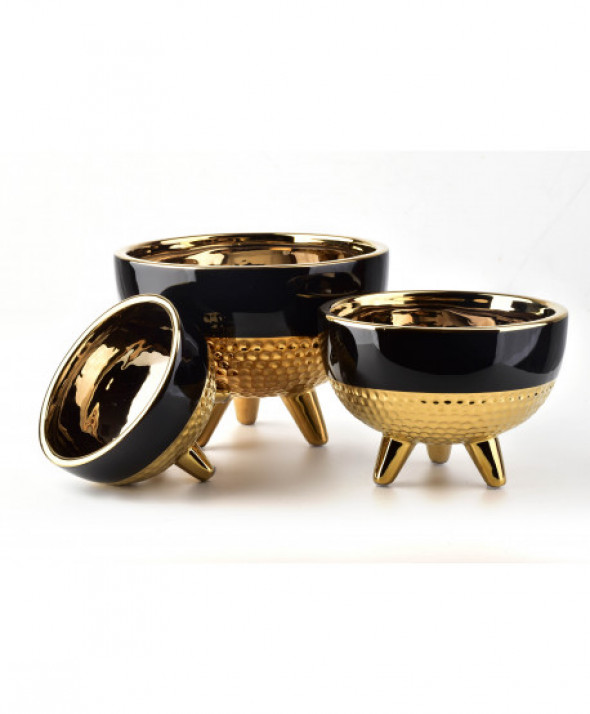 BABETTE BLACK Osłonka 18xh13cm          MISKA DEKORACYJNA