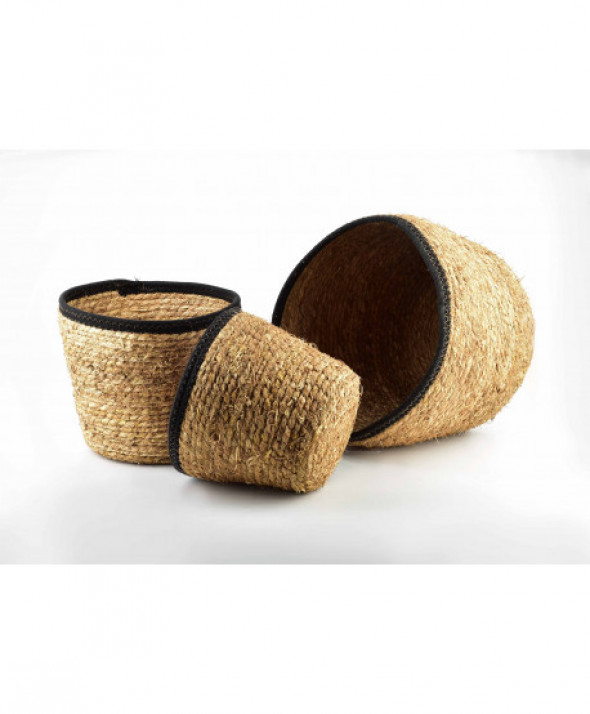 BALI KOMPLET 3 KOSZY                    33x33xH:27/27x27xH:24/25x25xH:21cm