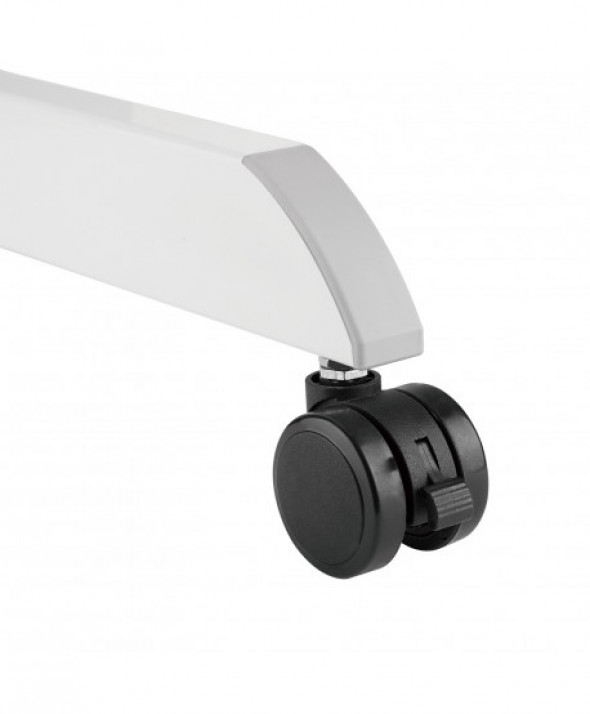 Biurko stolik Maclean, regulacja wysokości, sprężyna gazowa, do pracy stojąco siedzącej,max wys 113cm, MC-892W