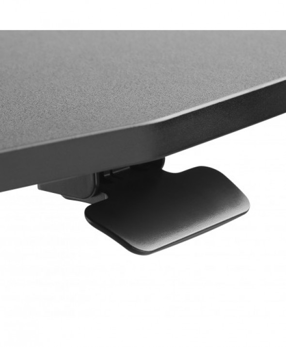 Biurko stolik Maclean, sprężyna gazowa, regulacja wysokości, do pracy stojąco siedzącej, max wys 115cm, MC-887