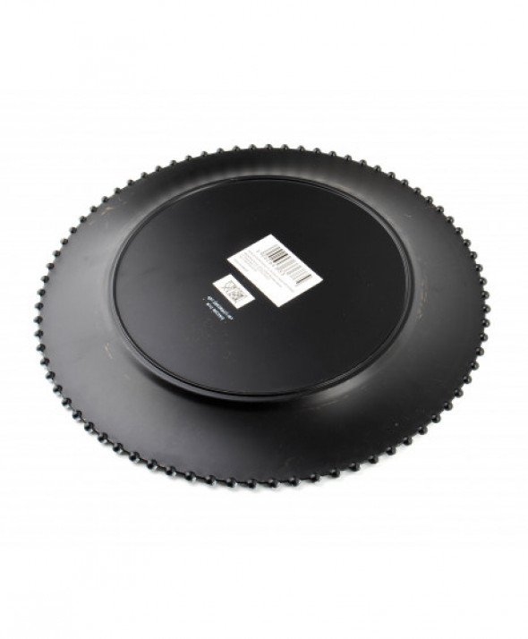 BLANCHE COLOURS Podtalerz 33x33x2cm     czarno-złoty art. dekoracyjny